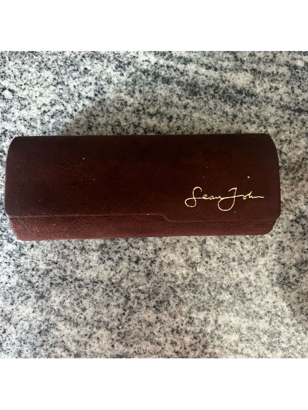 Sean John Brown Slim glasses eyeglasses Case velvet velour